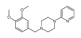 1-[(3,4-dimethoxyphenyl)methyl]-4-pyridin-2-ylpiperazine Structure