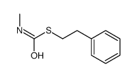 S-(2-phenylethyl) N-methylcarbamothioate Structure