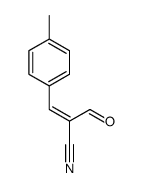 2-formyl-3-(4-methylphenyl)prop-2-enenitrile Structure