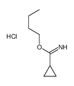butyl cyclopropanecarboximidate,hydrochloride Structure
