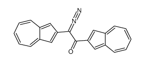 diazodi(2-azulenyl)ethanone Structure