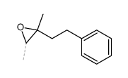 2,3-dimethyl-2-phenethyl-oxirane结构式