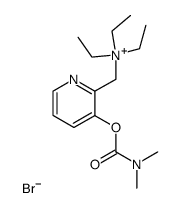 triethyl-(3-dimethylcarbamoyloxy-[2]pyridylmethyl)-ammonium, bromide Structure