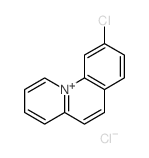 9-chlorobenzo[c]quinolizin-11-ium,chloride结构式