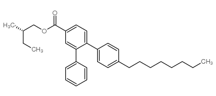 (S)-4-(2-methylbutyl)phenyl 4'-octyl[1,1'-biphenyl]-4-carboxylate Structure