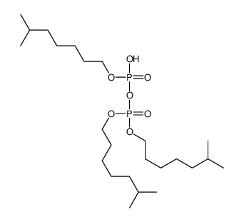 Diphosphoric acid α-hydrogen α,β,β-tris(6-methylheptyl) ester结构式