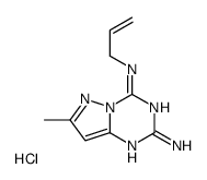 7-methyl-4-N-prop-2-enylpyrazolo[1,5-a][1,3,5]triazine-2,4-diamine,hydrochloride结构式