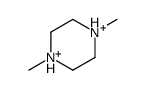 1,4-dimethylpiperazine-1,4-diium Structure