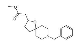 Methyl (8-benzyl-1-oxa-8-azaspiro[4.5]dec-2-yl)acetate Structure