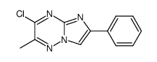 2-Methyl-3-chloro-6-phenylimidazo<1,2-b>-1,2,4-triazine Structure