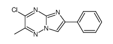 2-Methyl-3-chloro-6-phenylimidazo<1,2-b>-1,2,4-triazine结构式