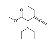 methyl 2-(diethylamino)-3-ethylpenta-3,4-dienoate结构式