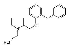 1-(2-benzylphenoxy)propan-2-yl-diethylazanium,chloride Structure