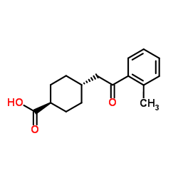 trans-4-[2-(2-Methylphenyl)-2-oxoethyl]cyclohexanecarboxylic acid picture