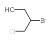 2-bromo-3-chloro-propan-1-ol结构式