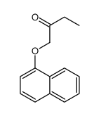 1-(1-Naphtyloxy)-2-butanone structure