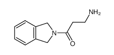 3-AMINO-1-(ISOINDOLIN-2-YL)PROPAN-1-ONE结构式