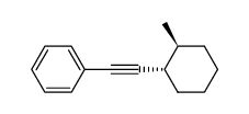 1-(trans-2-methylcyclohexyl)-2-phenylethyne Structure