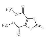 Dimethyl 2-thioxo-1,3-dithiole-4,5-dicarboxylate structure
