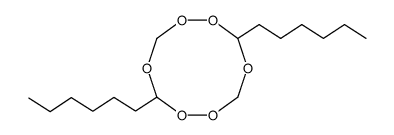 3,8-dihexyl-1,2,4,6,7,9-hexaoxecane Structure