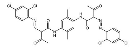 N,N'-(2,5-dimethyl-1,4-phenylene)bis[2-[(2,4-dichlorophenyl)azo]-3-oxobutyramide] picture