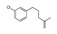 1-Chloro-3-(4-methyl-4-pentenyl)benzene structure