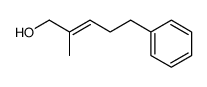 (E)-2-Methyl-5-phenyl-2-penten-1-ol Structure