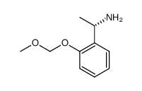 (1S)-1-[2-(methoxymethoxy)phenyl]ethanamine结构式