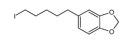 5-(5-iodopentyl)benzo[d][1,3]dioxole结构式