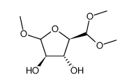 (2R,3R,4R)-2-(dimethoxymethyl)-5-methoxytetrahydrofuran-3,4-diol Structure