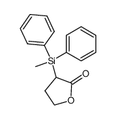 α-(diphenylmethylsilyl)-γ-butyrolactone Structure