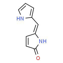 2-[(E)-(1H-Pyrrol-2-yl)methylene]-1H-pyrrol-5(2H)-one结构式