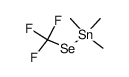 trimethylstannyl-(trifluormethyl)selan结构式