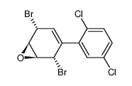 3,6-Dibromo-4-(2,5-dichlorophenyl)-1,2-epoxy-4-cyclohexene结构式