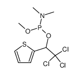 1-(2-thienyl)-2,2,2-trichloroethyl methyl dimethylamidophosphite Structure