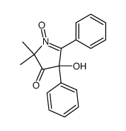 4-hydroxy-2,2-dimethyl-3-oxo-4,5-diphenyl-3,4-dihydro-2H-pyrrole 1-oxide Structure