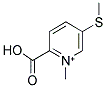 2-CARBOXY-1-METHYL-5-(METHYLSULFANYL)PYRIDINIUM结构式
