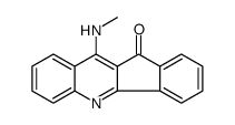 10-(methylamino)indeno[1,2-b]quinolin-11-one结构式