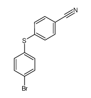 4-((4-bromophenyl)thio)benzonitrile结构式