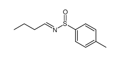 Benzenesulfinamide, N-butylidene-4-methyl-, [N(E)]- (9CI)结构式