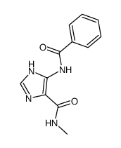 5-Benzamido-4-methylcarbamoylimidazole结构式