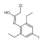 2-chloro-N-(2,6-diethyl-4-iodophenyl)acetamide结构式
