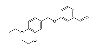 3-(3,4-DIETHOXY-BENZYLOXY)-BENZALDEHYDE Structure