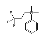 dimethyl-phenyl-(3,3,3-trifluoropropyl)silane结构式