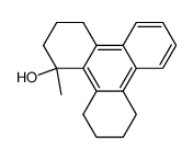 (+/-)-1-hydroxy-1-methyl-1.2.3.4.9.10.11.12-octahydro-triphenylene结构式