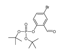 (4-bromo-2-formylphenyl) ditert-butyl phosphate Structure