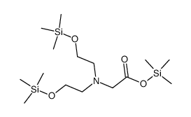 (bis(trimethylsiloxyethyl)trimethylsiloxycarbonylmethyl)amine Structure