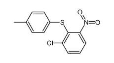 (2-chloro-6-nitro-phenyl)-p-tolyl sulfide Structure