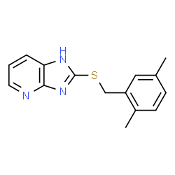 1H-IMIDAZO[4,5-B]PYRIDINE,2-[[(2,5-DIMETHYLPHENYL)METHYL]THIO]- picture