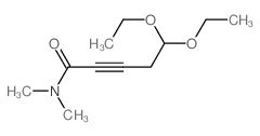2-Pentynamide,5,5-diethoxy-N,N-dimethyl-结构式